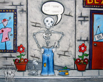 Skully As The Beggar