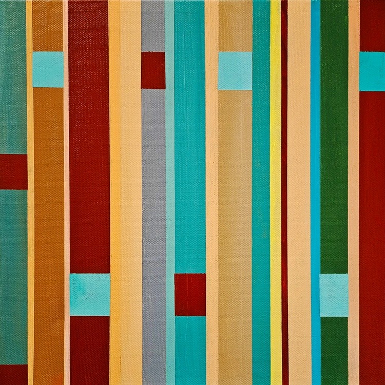 Vanessa Ryan - Prism Series - SM #3 - Acrylic on Canvas 12x12x1
