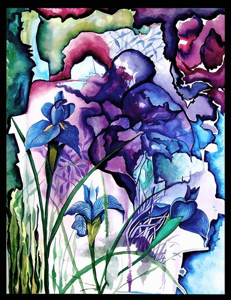 Bent Iris Three