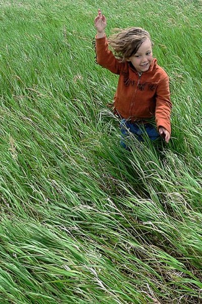 Running Thro the Grass
