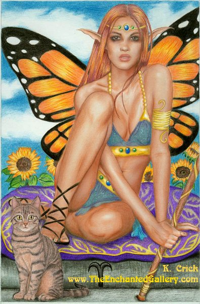 The Queen of wands