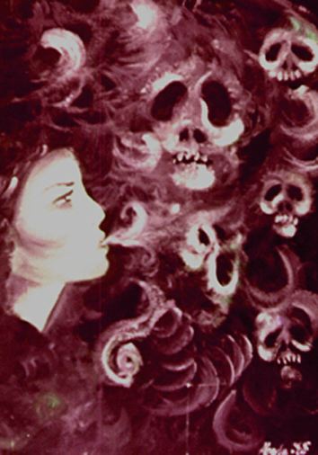 the skulls inside