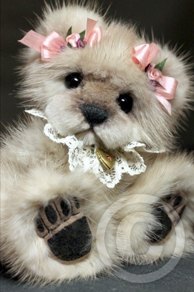 Sable Mink Fur Teddy Bear