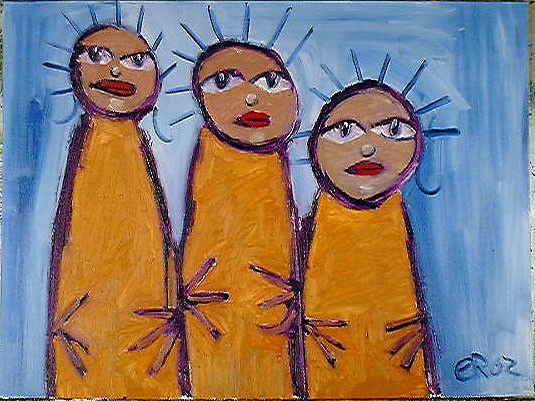 baby art 1,,, three sisters