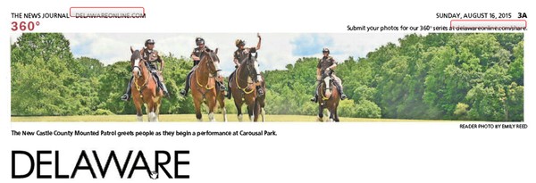 251st N.Journal Panorama-NewCastle Mounted Patrol