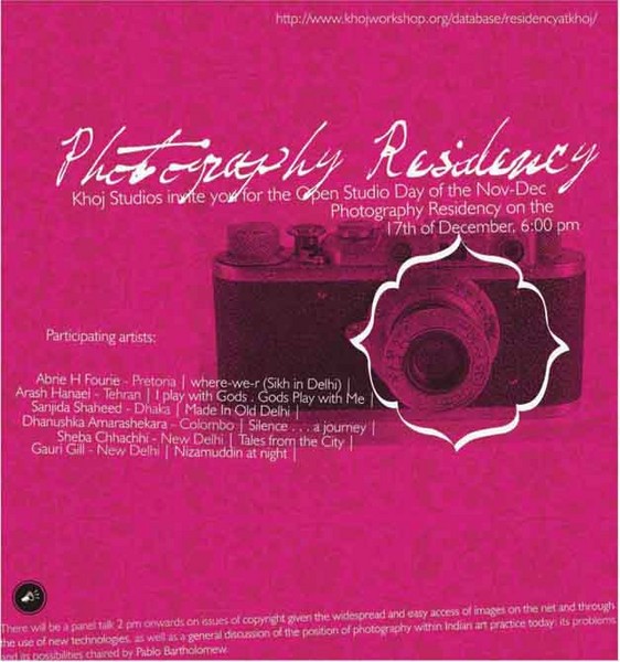 Photo residency