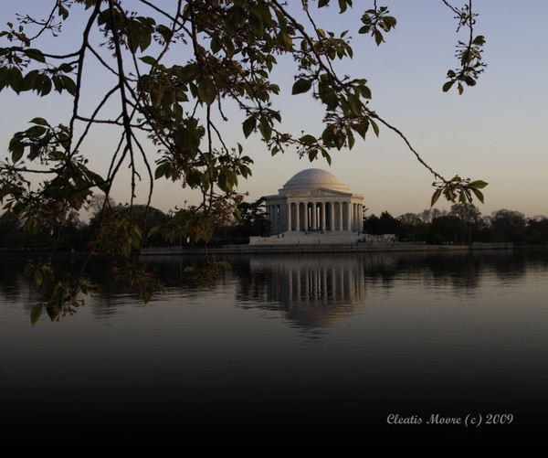 The Jefferson Memorial at Sun Down