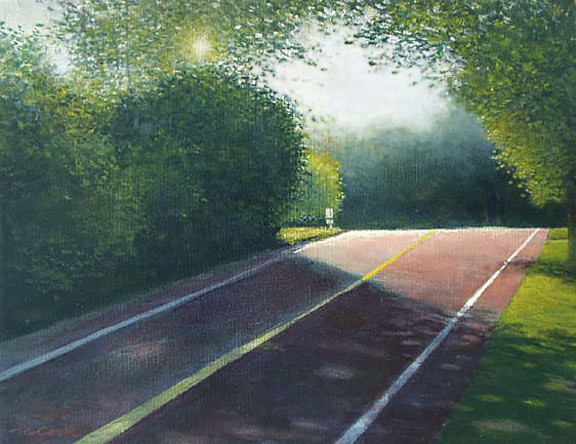 Afternoon, Entering Town