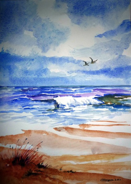 Seascape in blue
