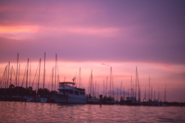 sunset on 4th of July