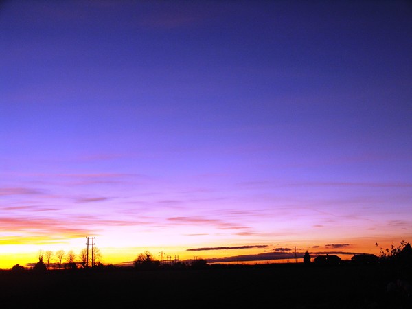 NOVEMBER SUNSET AFTERNOON
