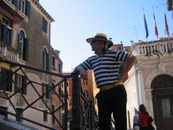 Gondolier in Venice