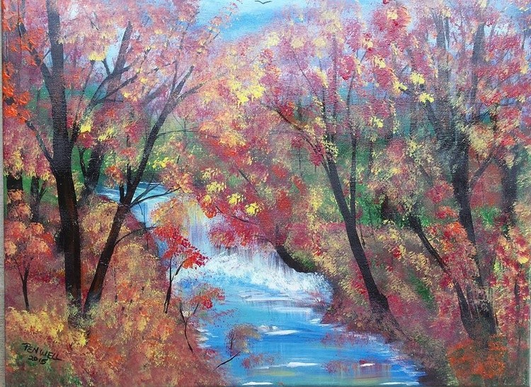 Another  fall painting  all comments  welcome