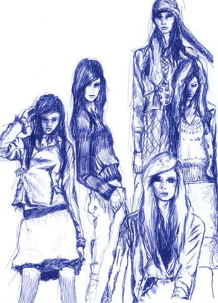 Untitled fashion sketch 2