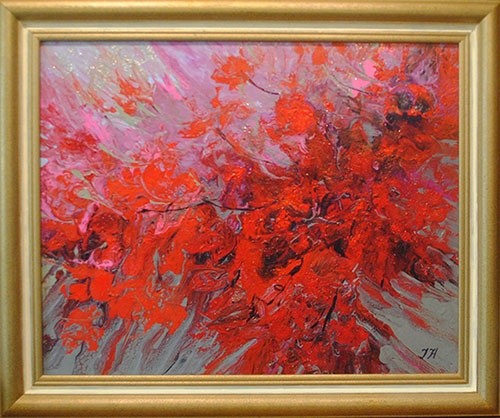 Abstract bougainvillea.
