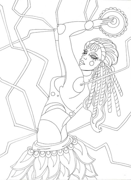 Dancer of Strings,drawing