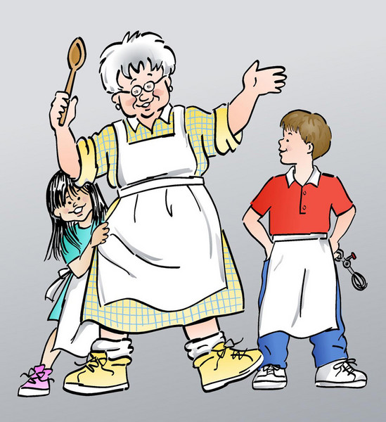 Grandma & Kids Cookin'