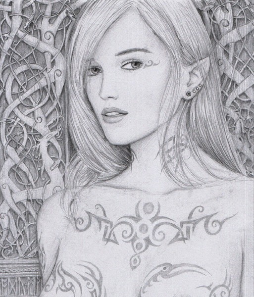 Tattooed Elf Girl
