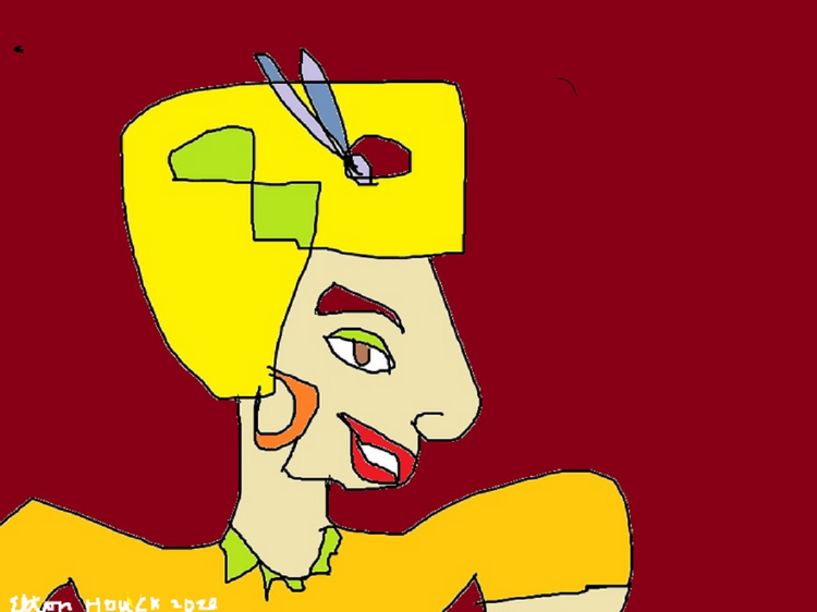 Carmen Maranda's  movie standin..(C) 2020..ELTON HOUCK....digital art...