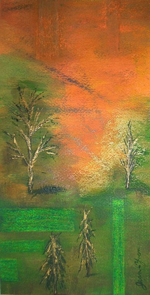 G-03-05 trees at sunset in urban setting