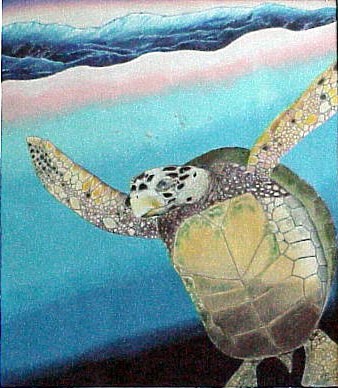 Turtle in the Sea