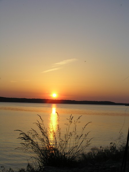 Sunset on the lake
