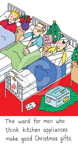 The ward for men who think kitchen appliances make