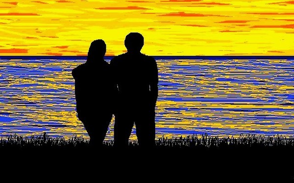 couple at sunrise