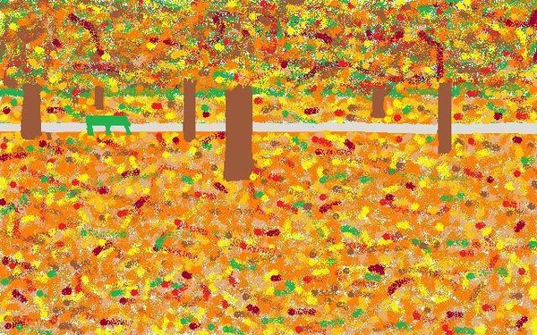 A Park In Autumn