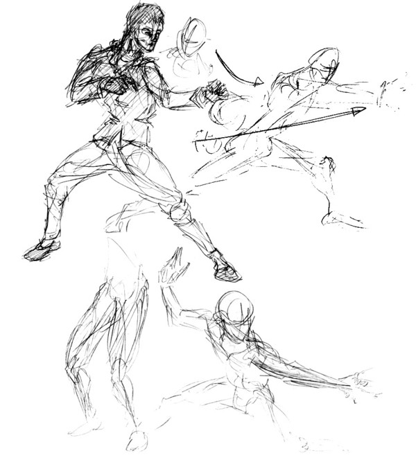 Avi Lee Motion Sketches