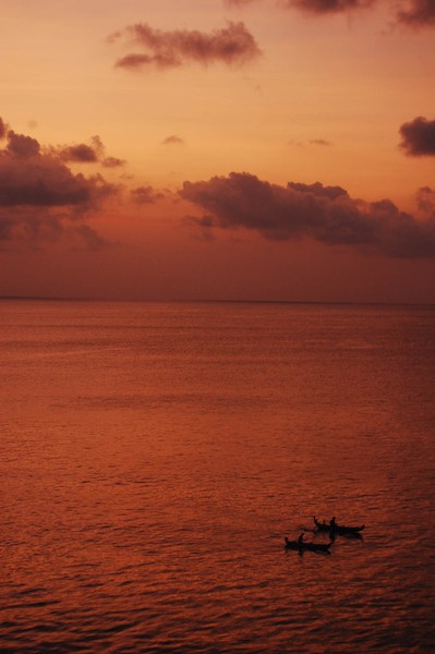 Sunset in South-Bali
