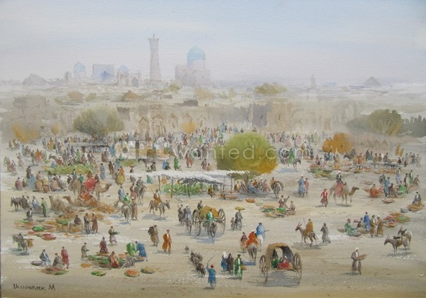 Bazaar day in Bukhara