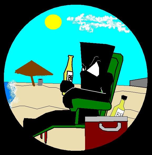 Assasins need vacations too.