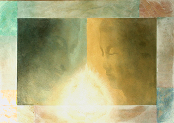 Two contemplating one