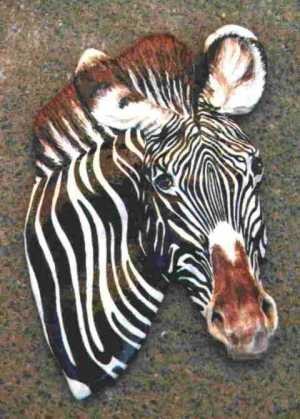 Zebra Wall Sculpture
