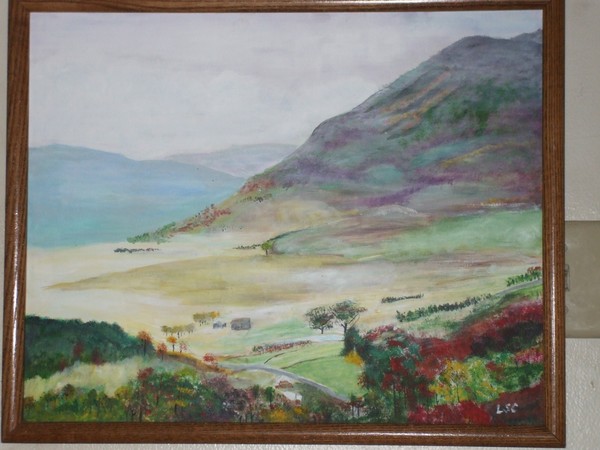 Mountains in morning