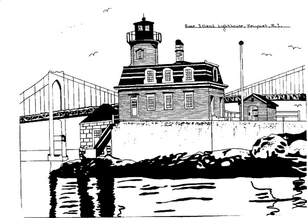 Rhode Island rose island light