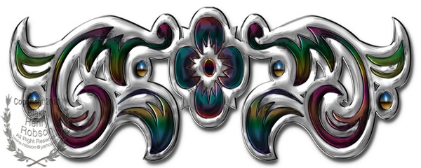 Chrome and Poppy Flower