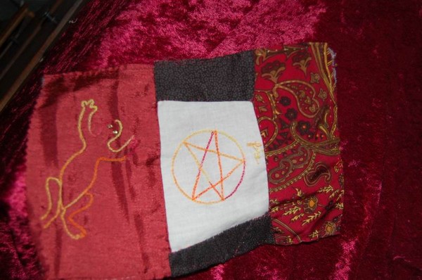 fire quilt block