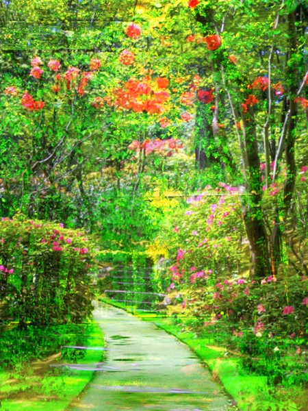 Wild Flower Path, Impressionism