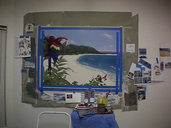 Beach in production