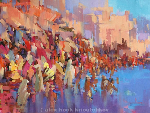 Varanasi II / 100x73cm