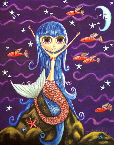 Blythe Mermaid & Flying Fish