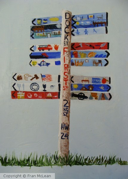 Cedar Key FL street sign
