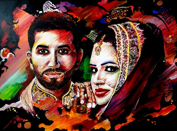 Wedding Painting of my Best Friend