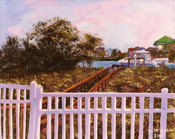 My Sons Backyard (Painting)