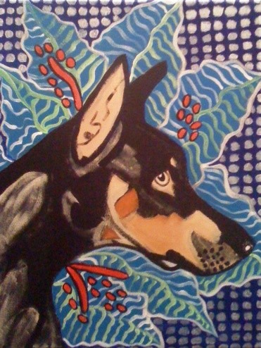 Doberman dog