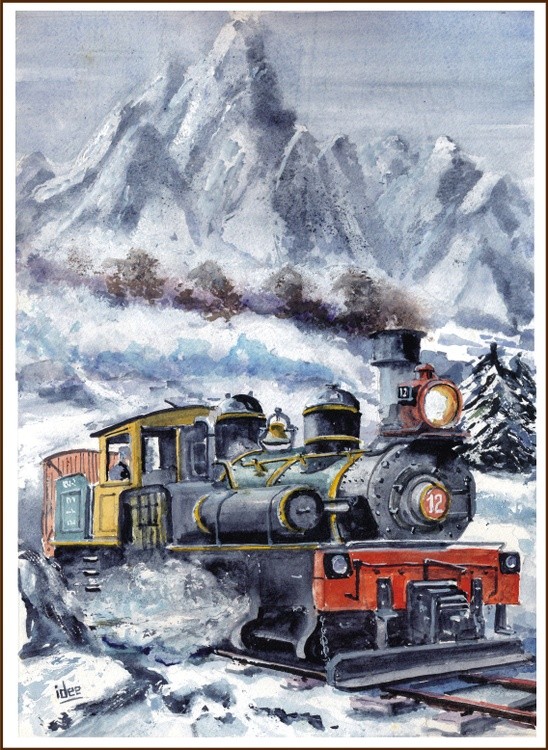 Mountain locomotive