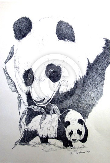 ACEO Panda Collage