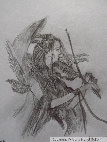 Fiary Playing a Violin